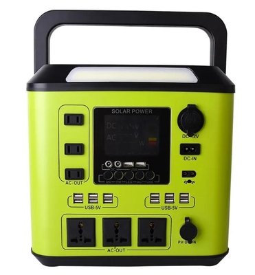 সবুজ 1500W পোর্টেবল পাওয়ার স্টেশন 500WH 800WH 2000WH সোলার এনার্জি স্টোরেজ জেনারেটর