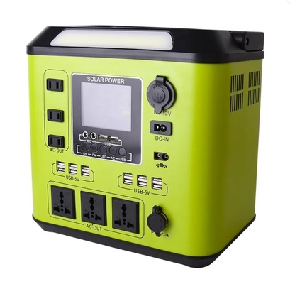 সবুজ 1500W পোর্টেবল পাওয়ার স্টেশন 500WH 800WH 2000WH সোলার এনার্জি স্টোরেজ জেনারেটর