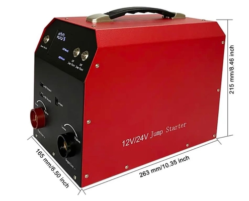 12V 24V পোর্টেবল কার ব্যাটারি চার্জার কার জাম্প স্টার্টার হেভি ডিউটি ​​ডিজাইন