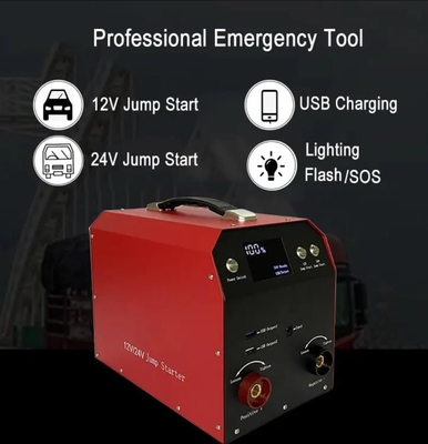 4000A পোর্টেবল কার ব্যাটারি চার্জার অটো ট্রাক 12v 24v কার ব্যাটারি জাম্প স্টার্টার পাওয়ার ব্যাংক