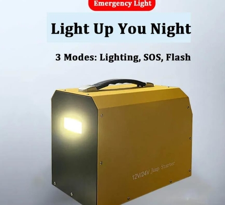 12V 24V কার জাম্প স্টার্টার পাওয়ার ব্যাংক লিথিয়াম কার ব্যাটারি চার্জার পোর্টেবল ইমার্জেন্সি টুল