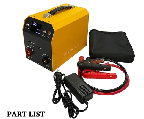 12V 24V কার জাম্প স্টার্টার পাওয়ার ব্যাংক লিথিয়াম কার ব্যাটারি চার্জার পোর্টেবল ইমার্জেন্সি টুল