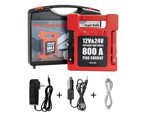 মিনি কার ব্যাটারি বুস্টার পাওয়ার প্যাক 12v 24v কার জাম্প স্টার্টার ব্যাটারি চার্জার