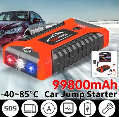 মিনি স্লিম 20000mah পোর্টেবল কার জাম্প স্টার্টার কার ইমার্জেন্সি স্টার্ট LED দিয়ে