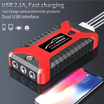 মিনি স্লিম 20000mah পোর্টেবল কার জাম্প স্টার্টার কার ইমার্জেন্সি স্টার্ট LED দিয়ে