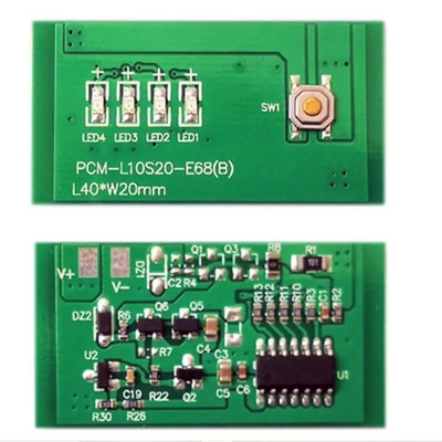36v 48v 60v ব্যাটারি প্যাকের জন্য 10-17S Li Ion / Lifepo4 স্মার্ট BMS সিস্টেম 40A 60A 80A