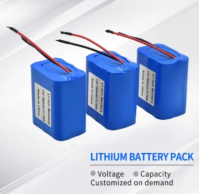 2600mah 3000mah 3.7V 7.4V 7800mah 9ah 18650 লিথিয়াম আয়ন ব্যাটারি প্যাক রিচার্জেবল