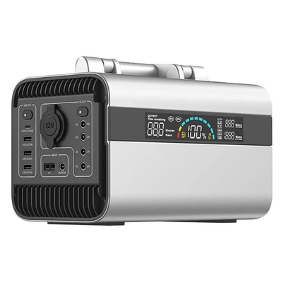 110V / 220V ইনপুট আউটপুট 600wh পোর্টেবল পাওয়ার স্টেশন সোলার এবং লাইট 4w