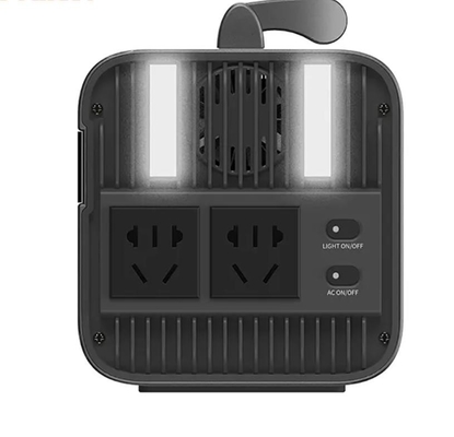 110V / 220V ইনপুট আউটপুট 600wh পোর্টেবল পাওয়ার স্টেশন সোলার এবং লাইট 4w