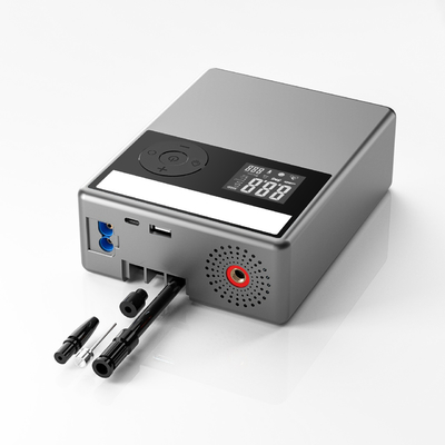 এয়ার কম্প্রেসার 12V 2000A 12000mAH কার ব্যাটারি বুস্টার পোর্টেবল কার ব্যাটারি চার্জার সহ জাম্প স্টার্টার পাওয়ার প্যাক