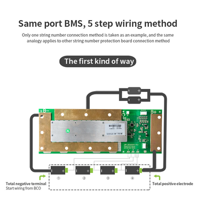 Bluetooth Lifepo4 BMS 4s 150A, uart 4s ব্যাটারি সুরক্ষা বোর্ড 315×120×10mm আকার