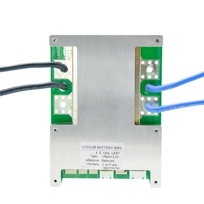 12V 4S LiFePO4 BMS ব্যাটারি ম্যানেজমেন্ট সিস্টেম 120A যোগাযোগের সাথে