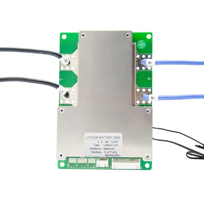 Pcb কন্ট্রোল সার্কিট বোর্ডের সাথে 24v 80A Lifepo4 স্মার্ট ব্যাটারি ম্যানেজমেন্ট সিস্টেম 8s