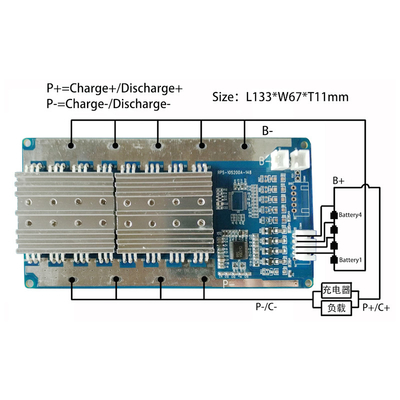 800A 200A লিথিয়াম BMS সিস্টেম 4S 8S 10S ছোট গাড়ি স্টার্ট আপ ব্যাটারি প্যাকের জন্য
