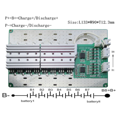 800A 200A লিথিয়াম BMS সিস্টেম 4S 8S 10S ছোট গাড়ি স্টার্ট আপ ব্যাটারি প্যাকের জন্য