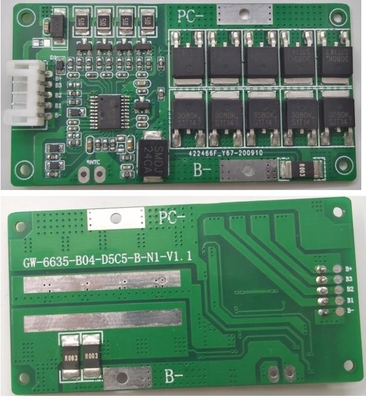 12.8V Lifepo4 BMS বোর্ড, BMS লিথিয়াম ব্যাটারির জন্য 10A 20A 25A