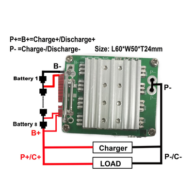 5S 12v লিথিয়াম BMS, Lifepo4 ব্যাটারি BMS 30A বৈদ্যুতিক গাড়ির জন্য অটো চালু হয়েছে