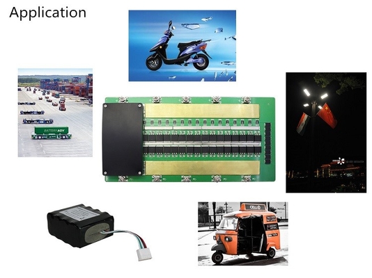 24S 60A সক্রিয় BMS lifepo4, BMS ব্যালেন্স FR-4 উপাদান সহ