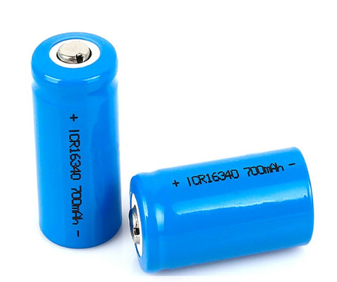 RCR123A লিথিয়াম আয়ন ব্যাটারি সেল ডিপ সাইকেল 3.7V 700mah 16340