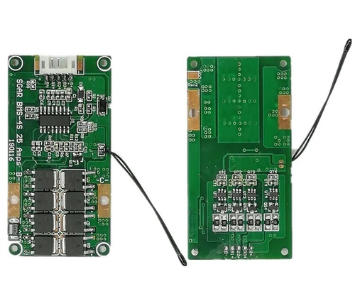 কমন পোর্ট 4S 10A BMS 14.8V তাপমাত্রা নিয়ন্ত্রণ সহ 66×34mm আকার