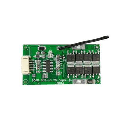 কমন পোর্ট 4S 10A BMS 14.8V তাপমাত্রা নিয়ন্ত্রণ সহ 66×34mm আকার