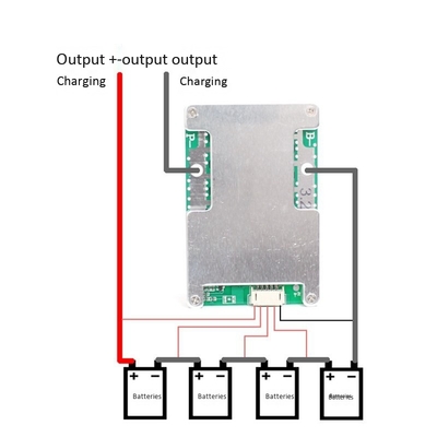 4S 12V 120A Lifepo4 ব্যাটারি BMS বোর্ড, CE লিড অ্যাসিড ব্যাটারি ম্যানেজমেন্ট সিস্টেম