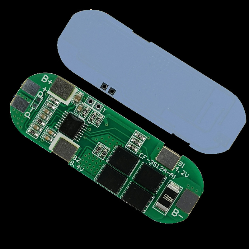 3S 6A 10A Li Ion 18650 BMS Pcm ব্যাটারি প্রোটেকশন বোর্ড 11.1V 12V 12.6V